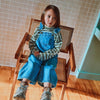 Oolong T-Shirt - Green and Ecru Stripes