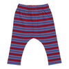 Spray Ribbed Leggings - Blue and Red Stripes