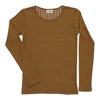 Women's Eglantine Pointelle T-Shirt - Tapenade
