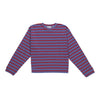Women's Oolong T-Shirt - Blue and Red Stripes