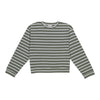 Women's Oolong T-Shirt - Green and Ecru Stripes