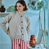 Women's Pétale Wool Cardigan - Natural Biege