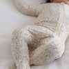 Bamboo Zip Footie - Bloom