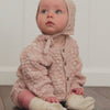 Bubble Knit Cardigan - Dusty Rose
