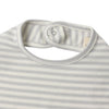 Jersey Snap Bib Set - Sheep, Cloud Stripe