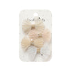 Shimmer Tulle Mini Bow Clips