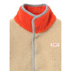 Colour Block Sherpa Jacket - Vanilla