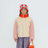 Colour Block Sherpa Jacket - Vanilla