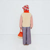 Colour Block Sherpa Jacket - Vanilla