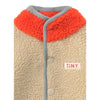 Colour Block Sherpa One-Piece - Vanilla