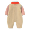 Colour Block Sherpa One-Piece - Vanilla