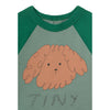 Curly Dog Graphic Body - Teal