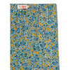Flower Pattern Rib Pant - Washed Blue