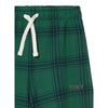 Green Check Sweatpant - Dark Green