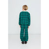 Green Check Sweatpant - Dark Green