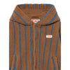 Lines Sherpa Hoodie - Light Brown