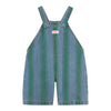 Retro Stripes Baby Denim Dungaree - Medium Wash