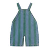 Retro Stripes Baby Denim Dungaree - Medium Wash