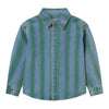 Retro Stripes Denim Shirt - Denim Wash