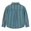 Retro Stripes Denim Shirt - Denim Wash