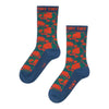 Roses Socks - Light Navy