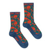 Roses Socks - Light Navy