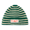 Stripes Kids Beanie - Dark Green