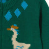 Vanilla Geese Cardigan - Dark Green