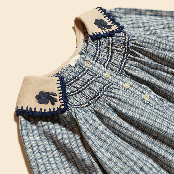 APOLINA HAZEL BLOUSE WORKER CHECK