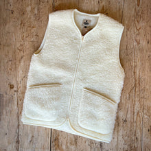  Alwero Coldbreaker Adult Wool Teddy Fleece Gilet Natural