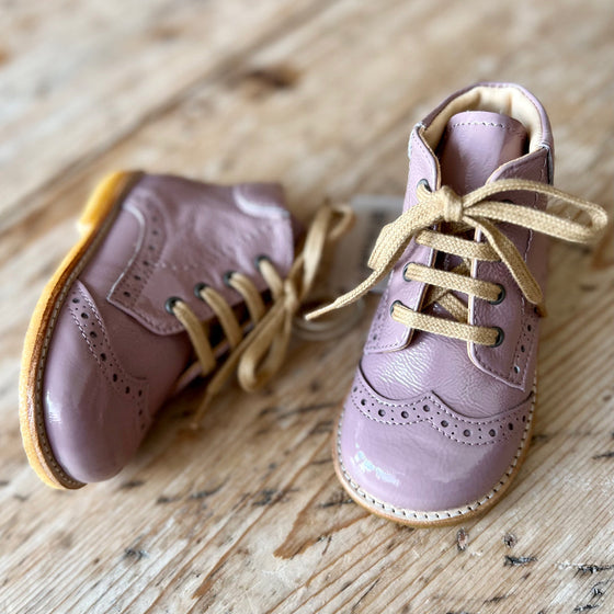 Angulus Toddler Boots Patent Rose