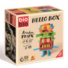 BioBlo eco construction blocks 100 Hello Box Rainbow Mix