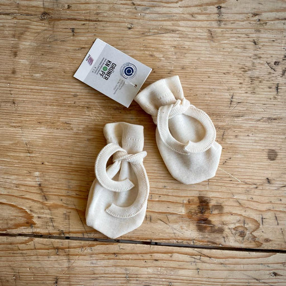 Engel Baby Scratch Mittens - natural