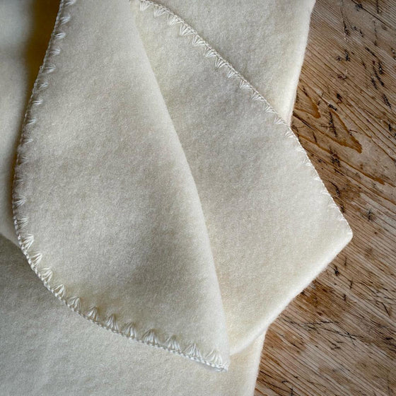 Engel Organic Wool Fleece Baby Blanket - Natural