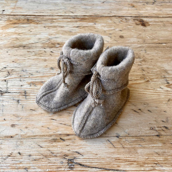 Engel Organic Wool Fleece Baby Booties