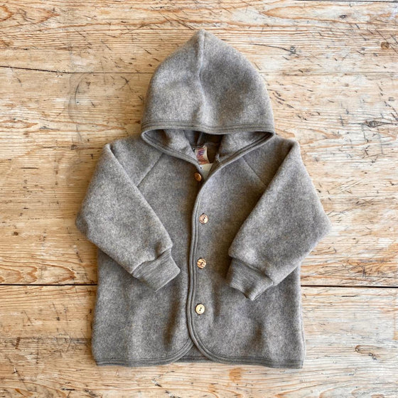 Engel Organic Wool Fleece Jacket - Walnut