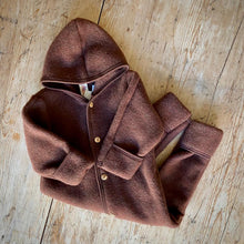  Organic Wool Fleece Onesie - Cinnamon