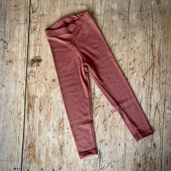 Organic Wool & Silk Leggings - Copper – The Little Wooden Peg