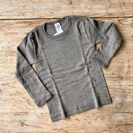 Engel Organic Wool & Silk Long Sleeve Top