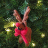 Felt So Good Handmade Felt Brown Rudolph Hanging Decoration