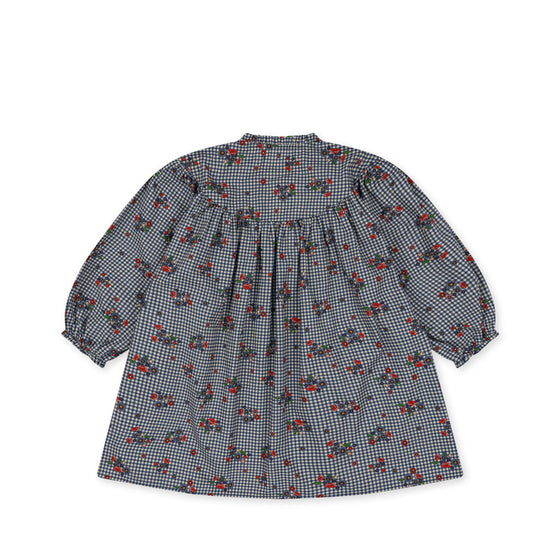 KONGES SLOJD BIBI DRESS BLOSSOM CHECK