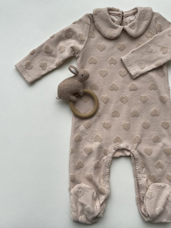 KONGES SLOJD MIFFIE COLLAR ONESIE SMOKE GRAY
