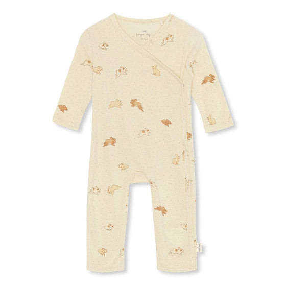 KONGES SLOJD NEWBORN CLASSIC ONESIE PETIT LAPIN