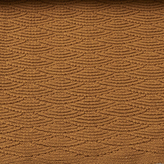 KONGES SLOJD ORGANIC COTTON POINTELLE BLANKET DIJON