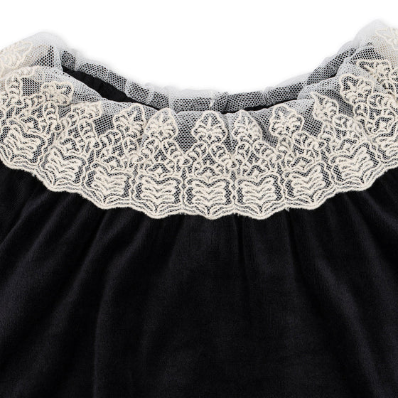KONGES SLOJD VENOLA DRESS BLACK VELVET