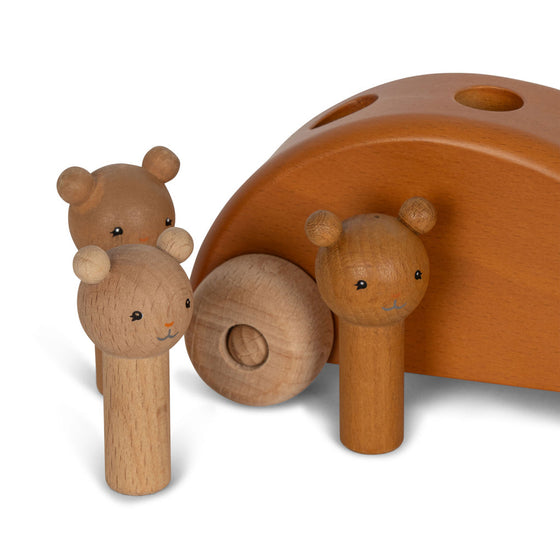 KONGES SLOJD WOODEN POP UP CAR