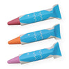 Rice Wax Bath Crayons 3 colours - Coral