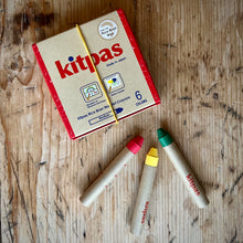  Kitpas Rice Wax Art Crayon Medium 6 Colours