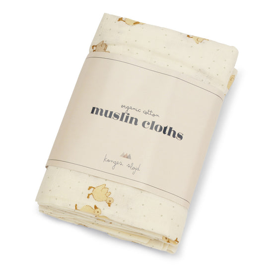 Konges Slojd ORGANIC COTTON MUSLIN CLOTHS