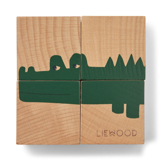 Liewood Aage Animals Puzzle Blocks